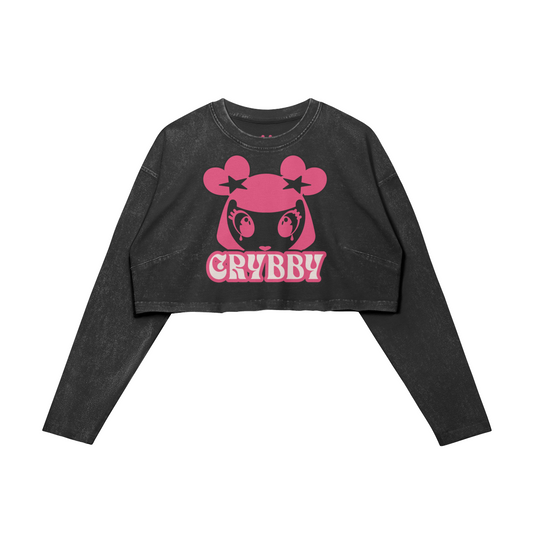 CRY BBY CROPPED LS